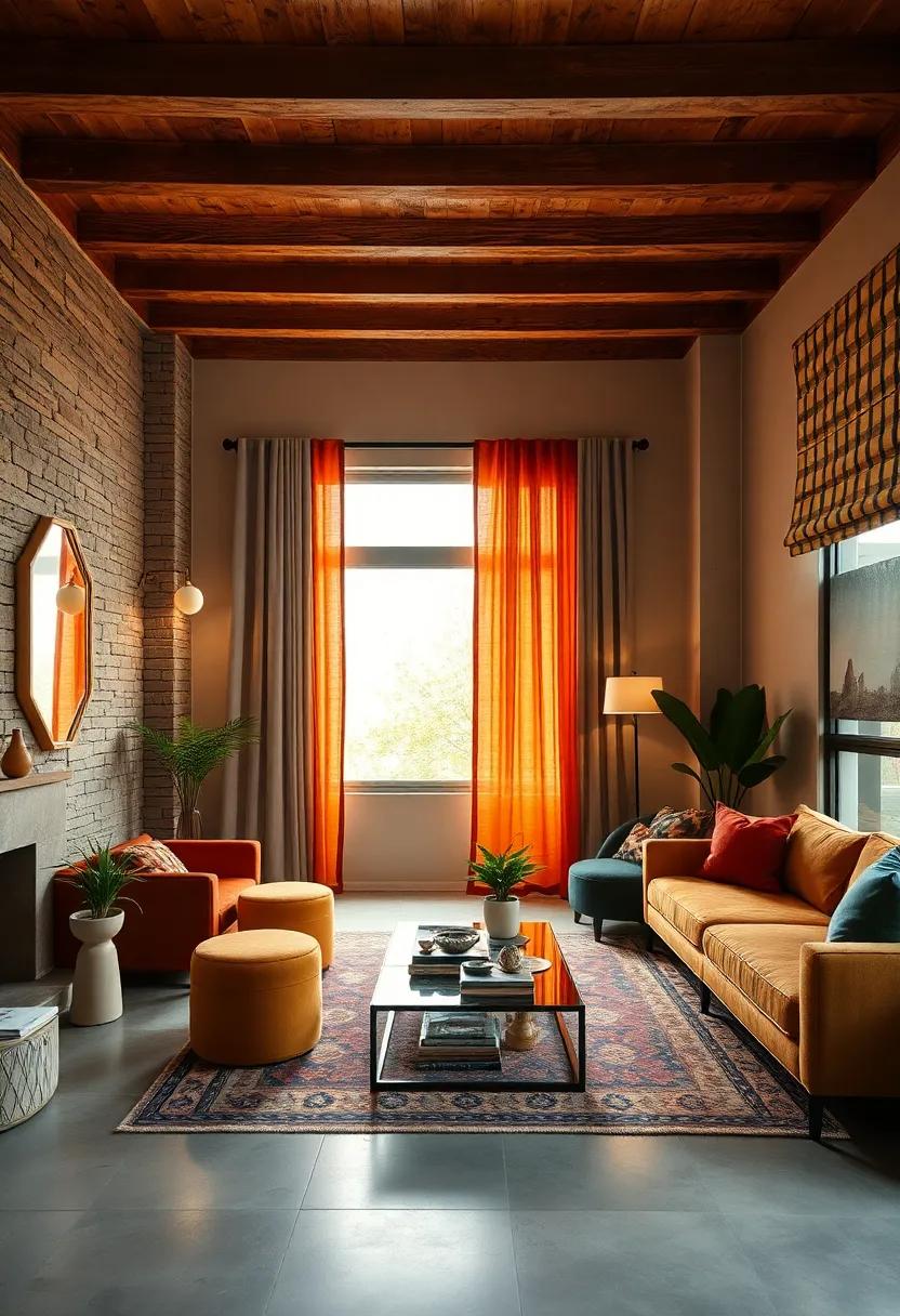 Experiment with Window Treatments: Choose bold curtains or patterned⁢ blinds to add flair and unpredictability to⁣ your windows
