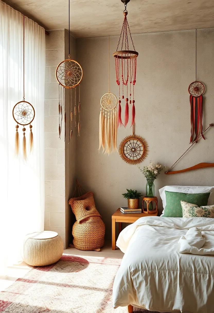 Hang Dreamcatchers ​or Mobiles: adorn your space with handmade dreamcatchers or whimsical mobiles ​that sway gently, adding a bit⁤ of magic to the air