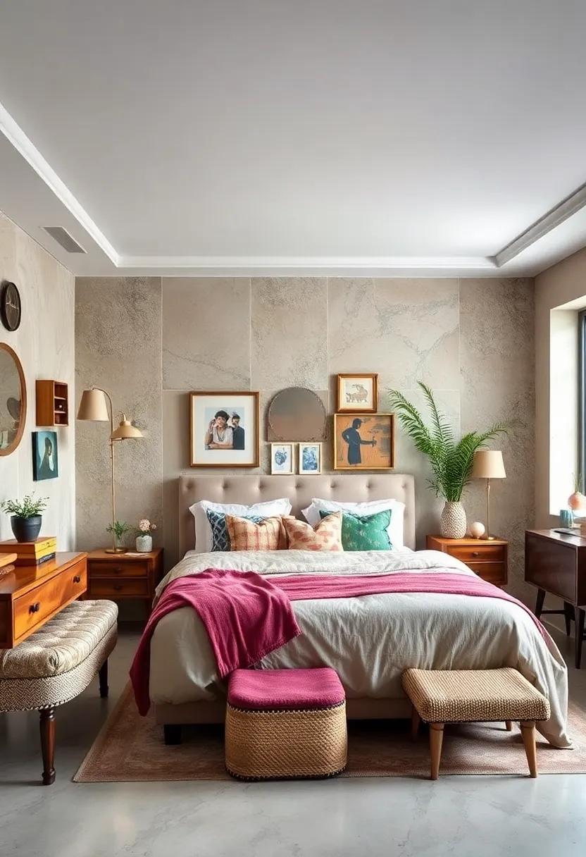Incorporate Vintage finds: Scour thrift‍ stores for unique antiques or vintage ​decor pieces that add character and a story to your bedroom