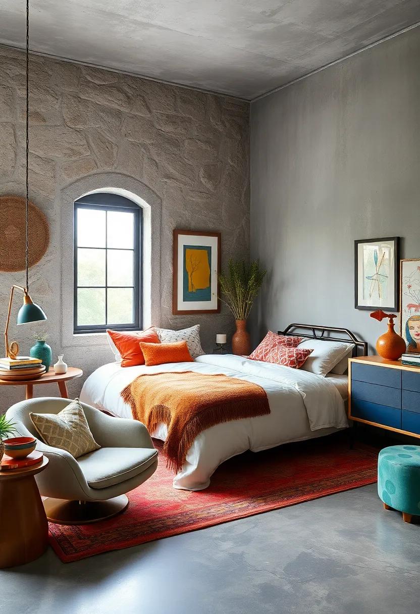 Integrate Artistic Furniture: Look for one-of-a-kind pieces like ⁢a sculptural chair or painted dresser that combine function⁣ and artistry