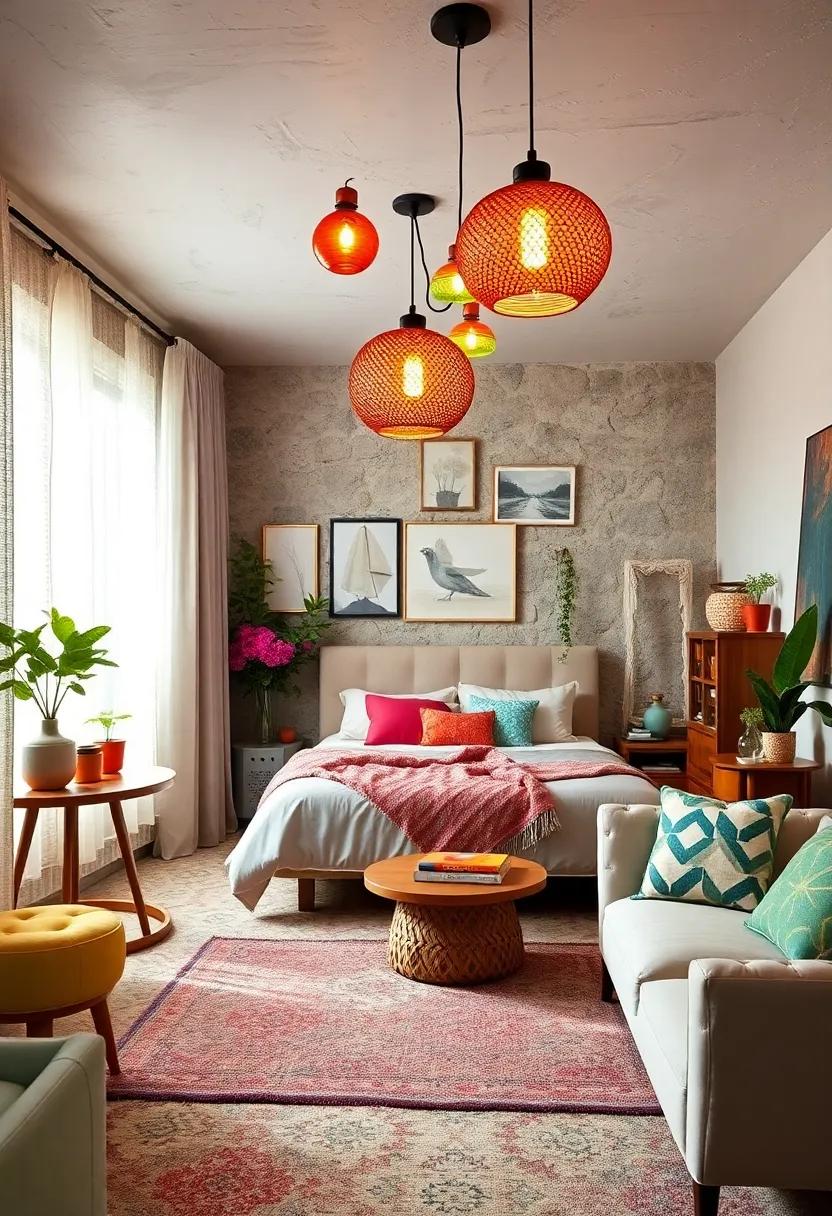 Use Quirky Lighting: Opt for fun and eclectic ⁣light fixtures, ⁢such as colorful pendant lights or string lights, to infuse a playful vibe and warm the space