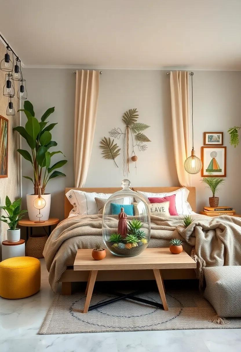 Use ‌Glass terrariums: Fill ‍glass terrariums with whimsical miniatures or succulents, each telling its own enchanting story