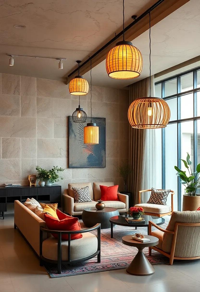 Textile-wrapped pendant ‍lights: Soft fabrics can create warmth and⁣ coziness; explore designs⁢ that incorporate textiles for a more inviting atmosphere