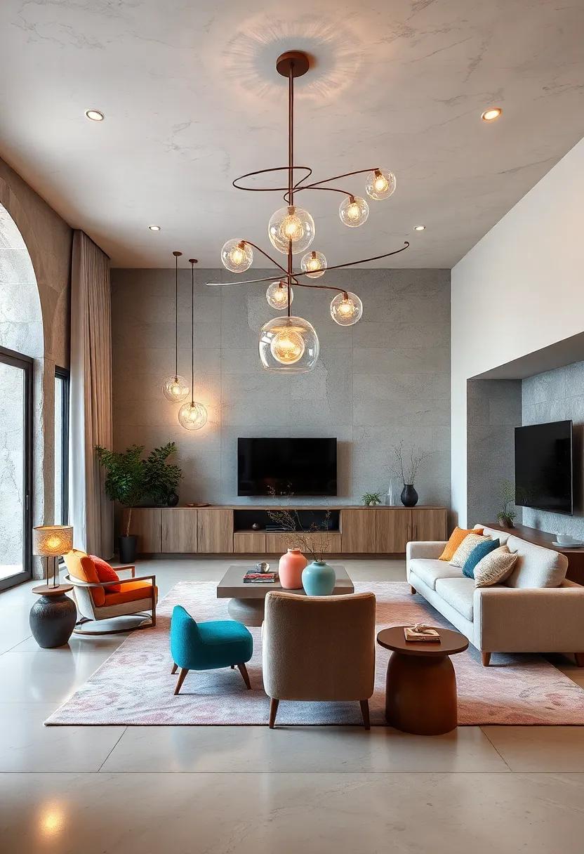 Kinetic light ⁣sculptures: Opt⁤ for an interactive lighting piece that changes shapes and ⁢designs as you⁢ move, blurring the lines between‌ art and functionality