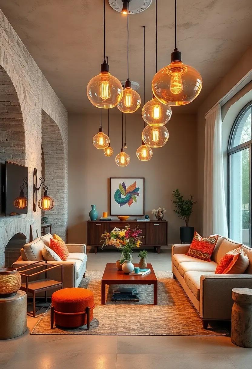 Artisanal blown glass lamps: ‍Each unique piece boasts its ‌own character, making blown glass fixtures‍ wonderful focal points full of artistry