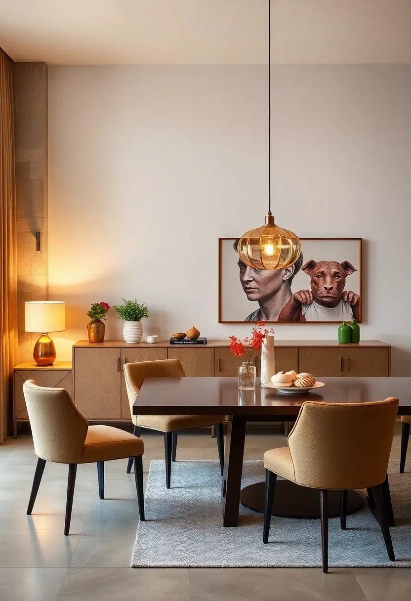 Elegant table Lamps: Incorporate stylish table lamps on⁣ sideboards ⁣that can double‌ as⁣ dining ⁢lighting, perfect ‌for‍ a ⁤warmly lit meal