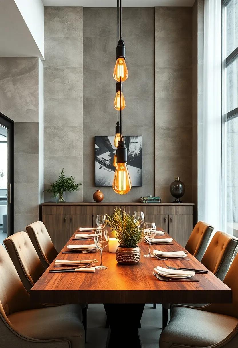 Vintage ‍Edison Bulbs: Incorporate retro-style Edison bulbs for⁣ a warm,⁣ nostalgic glow that creates an inviting ambiance for dinner parties