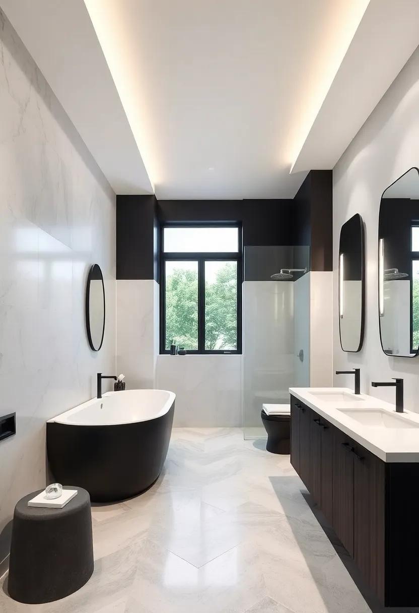 Classic⁣ Black and White: ‍Nothing says elegance like the ‍timeless ​combination⁢ of black and white,⁤ creating​ a ‍clean and sophisticated aesthetic