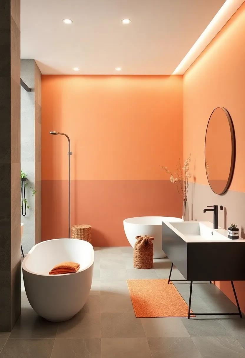 Fresh Apricot⁣ and Slate Gray: Invite‌ warmth with⁢ a joyful apricot paired ‍with sophisticated slate gray for a balanced palette