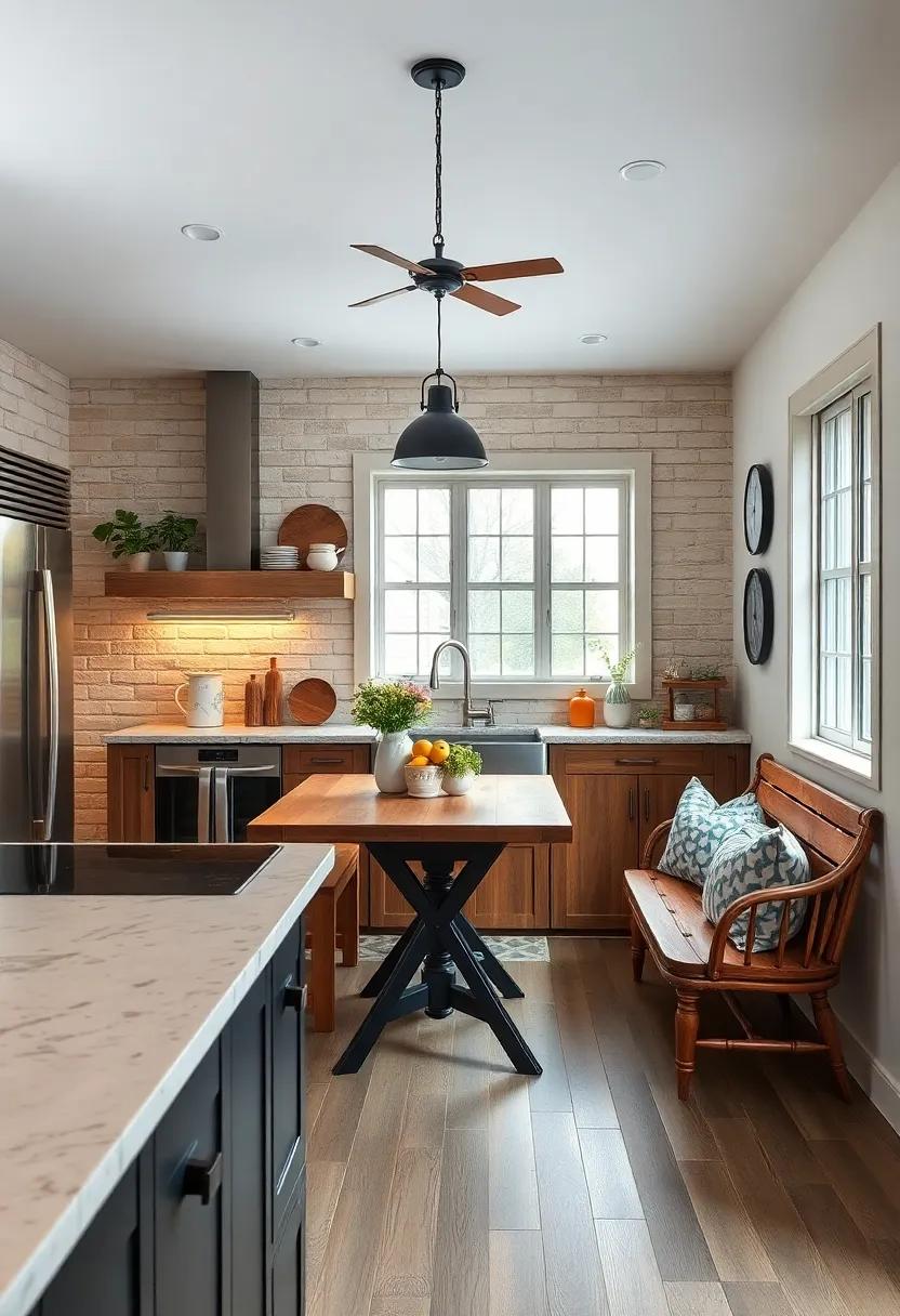 Add a Wooden Bench‍ for a ⁣Cozy Nook
