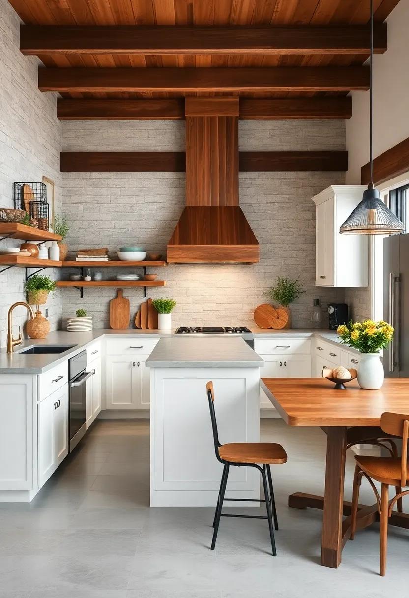 create a Farmhouse ⁢Feel with ⁣Wooden Chair ​Rail
