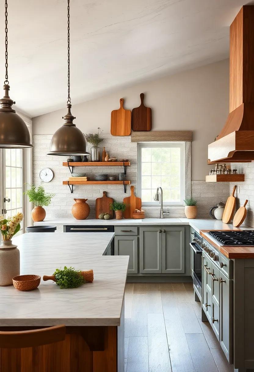 Feature‍ Wooden Cutting Boards as‍ Decor