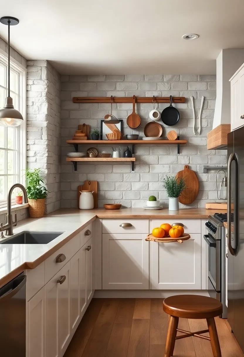 Hang Wooden Pot racks for‍ Practical Decor