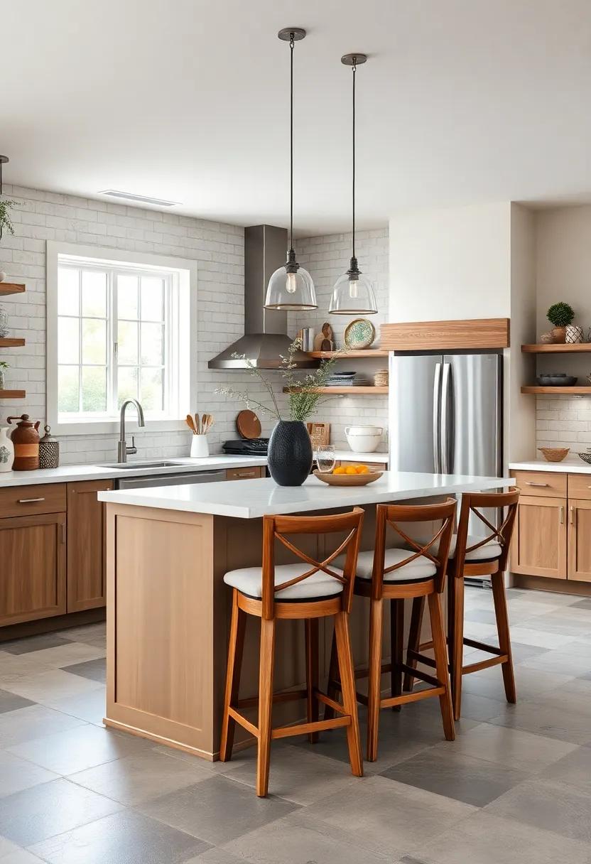 Introduce ⁤Wooden Bar Stools with ⁤Cushioned Seats