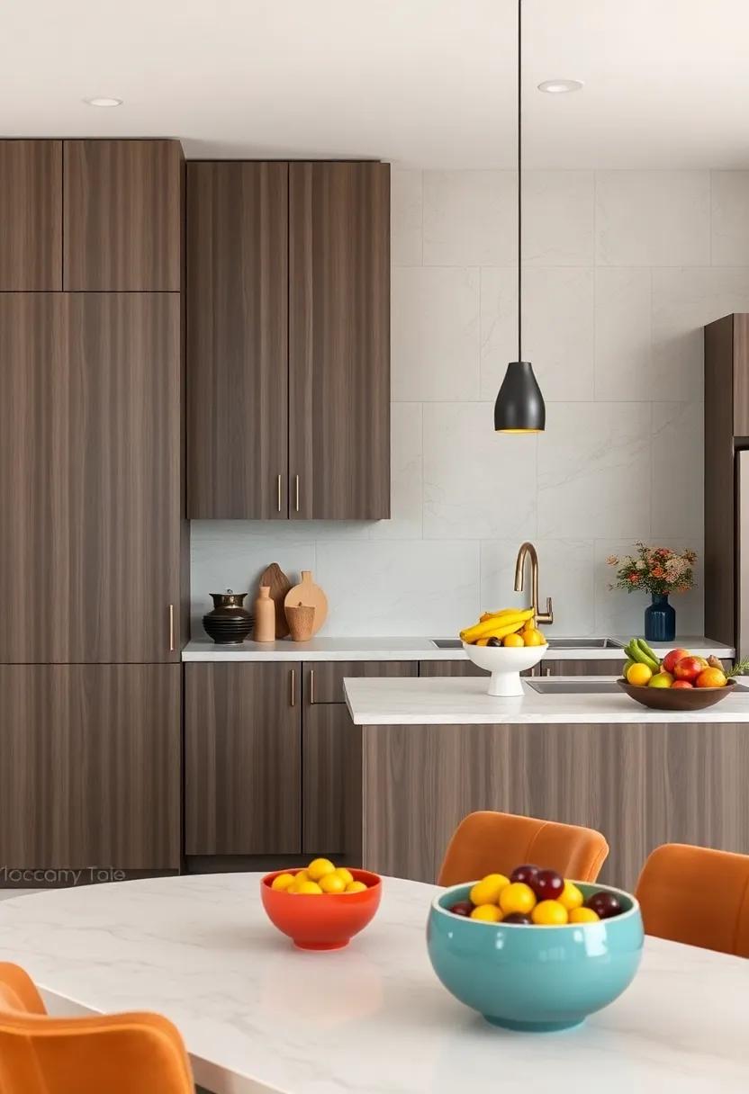Accent with Vibrant fruit Bowls for​ a Splash of Color