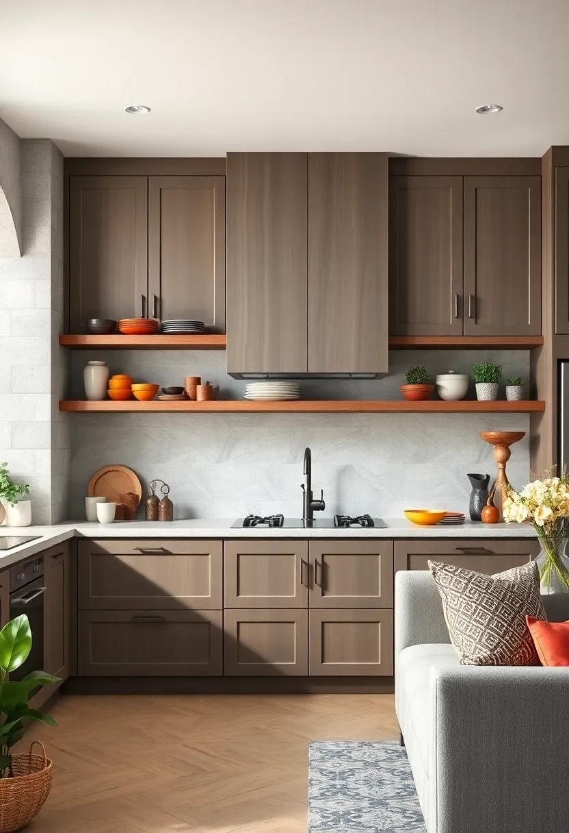 Opt for Open Shelving to Showcase Colorful Dishware