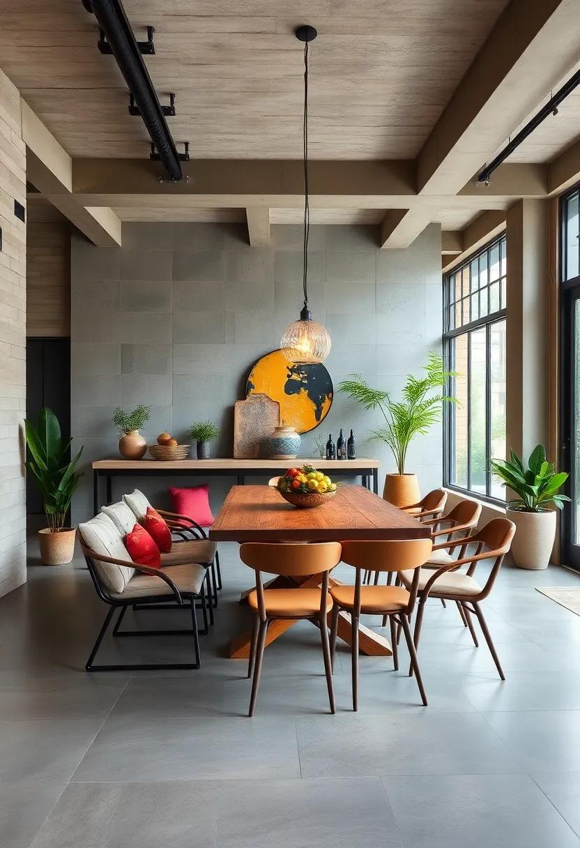 Bringing the Outdoors In: Infusing ​Natural Elements into Your ⁢Industrial Dining ‍Room