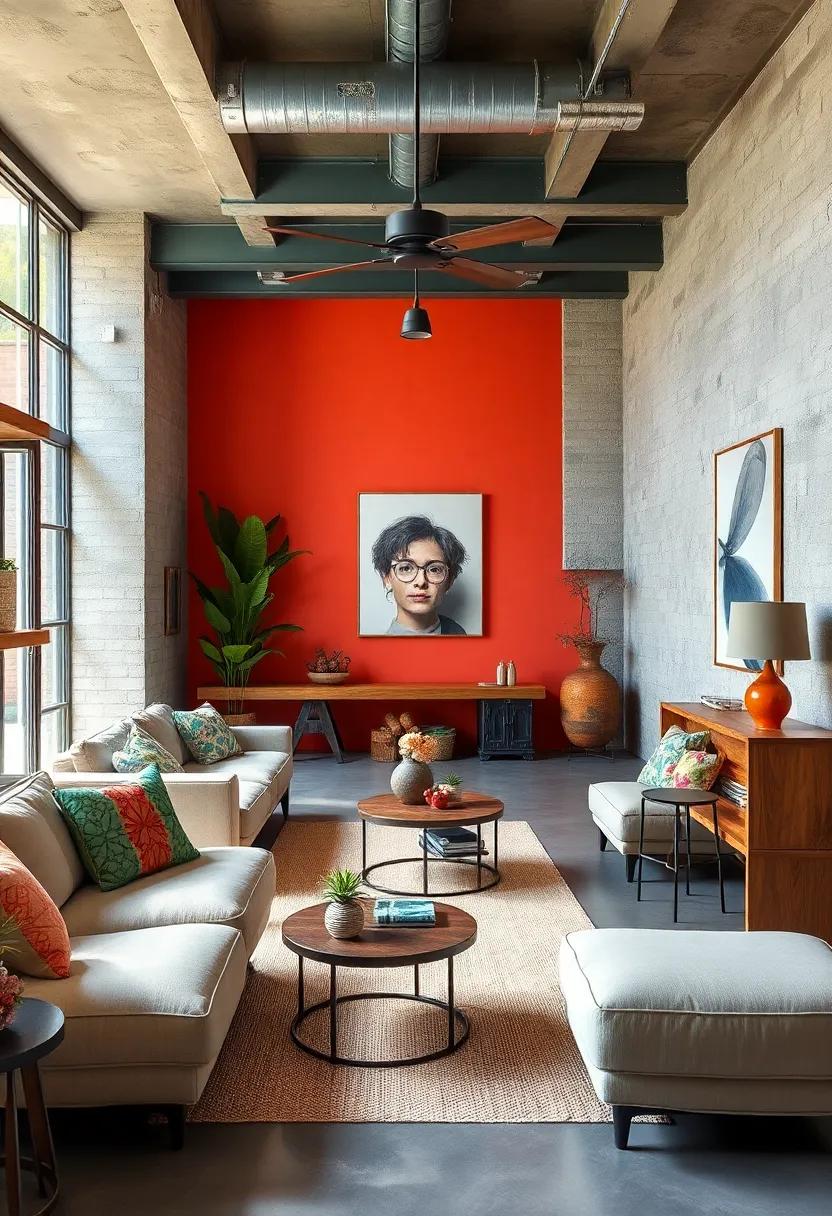 Bold Color Palettes: Infusing Vibrancy into Industrial ⁤Decor with Eclectic Hues