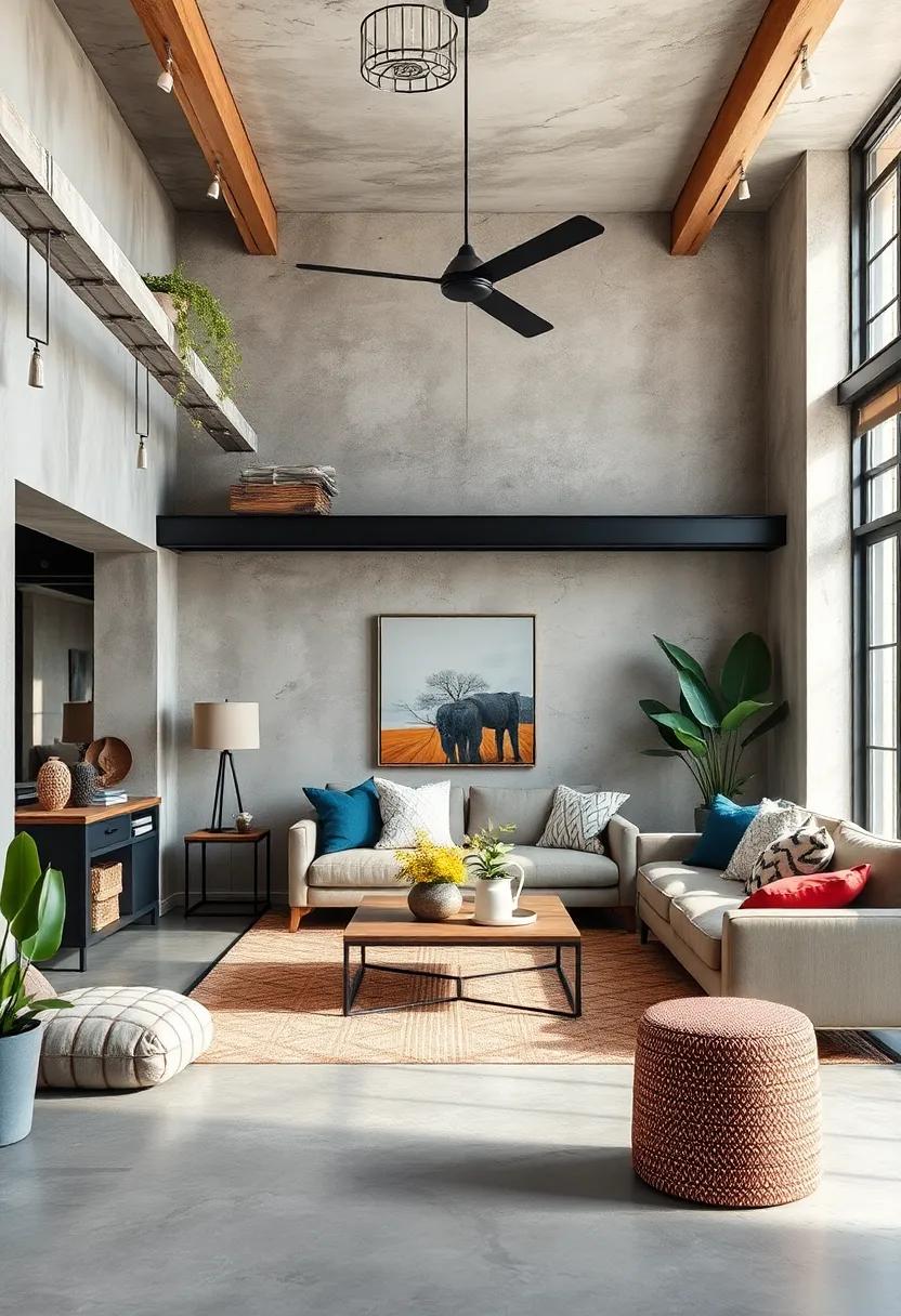 Exposed Elements: Celebrating Raw Materials for⁣ an​ Authentic Industrial Feel