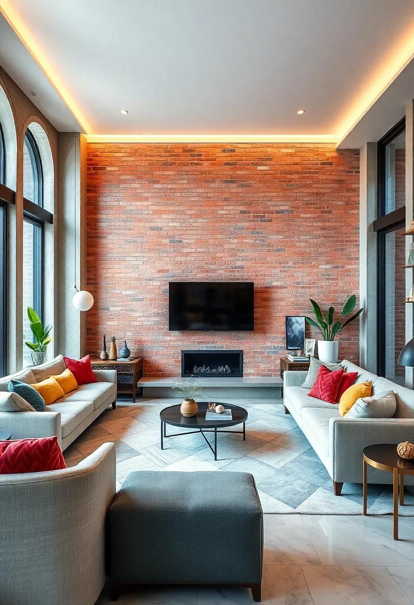 The Impact of Exposed Brick ⁢on Acoustics and Ambiance in Living Rooms