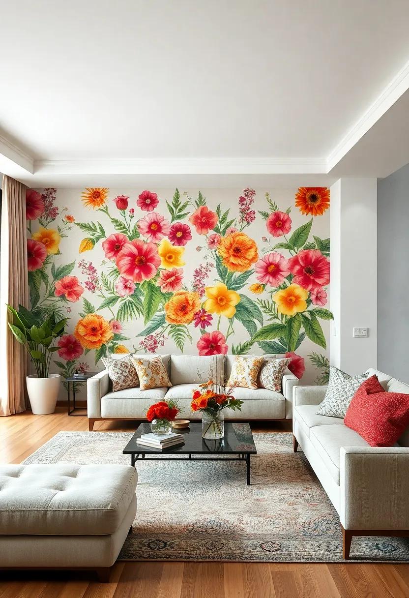 Festive Floral Burst: ​brighten the mood ⁣with a jubilant arrangement of flowers in bold,​ festive colors, perfect for a lively and energetic gathering space