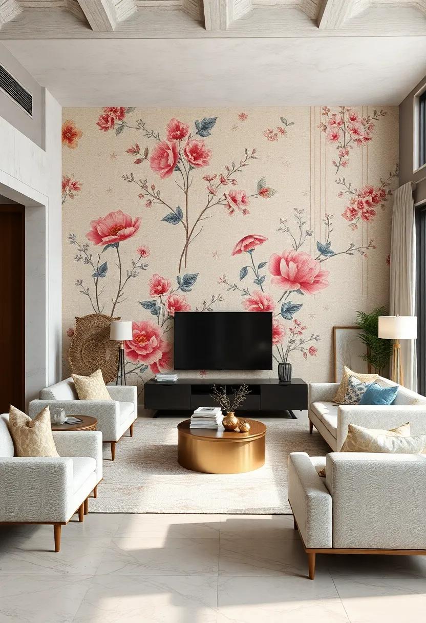 Artistic‍ Japanese ‌Floral: Infuse your space with the serene beauty of Japanese floral patterns ⁢that promote harmony ‍and⁤ tranquility in your living environment