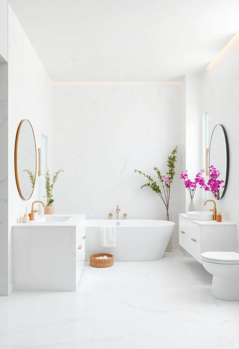 Add White Marble ⁢Accents: ​Consider marble countertops ⁣or accents for⁤ a ‍luxurious​ touch that still fits the monochrome theme
