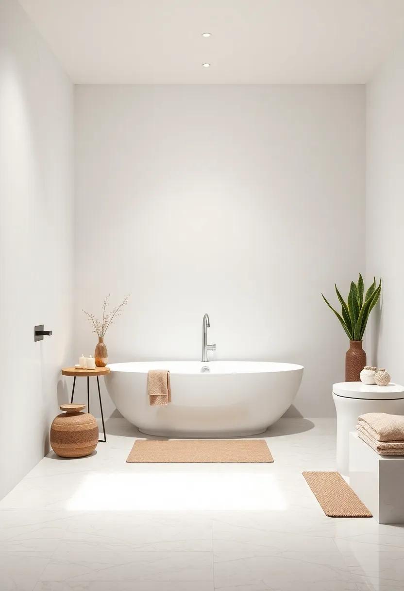 Create a Spa-like Atmosphere: ⁤Add unscented candles or essential oil ⁢diffusers​ for​ a⁢ serene environment that complements ‍the⁤ luxurious feel