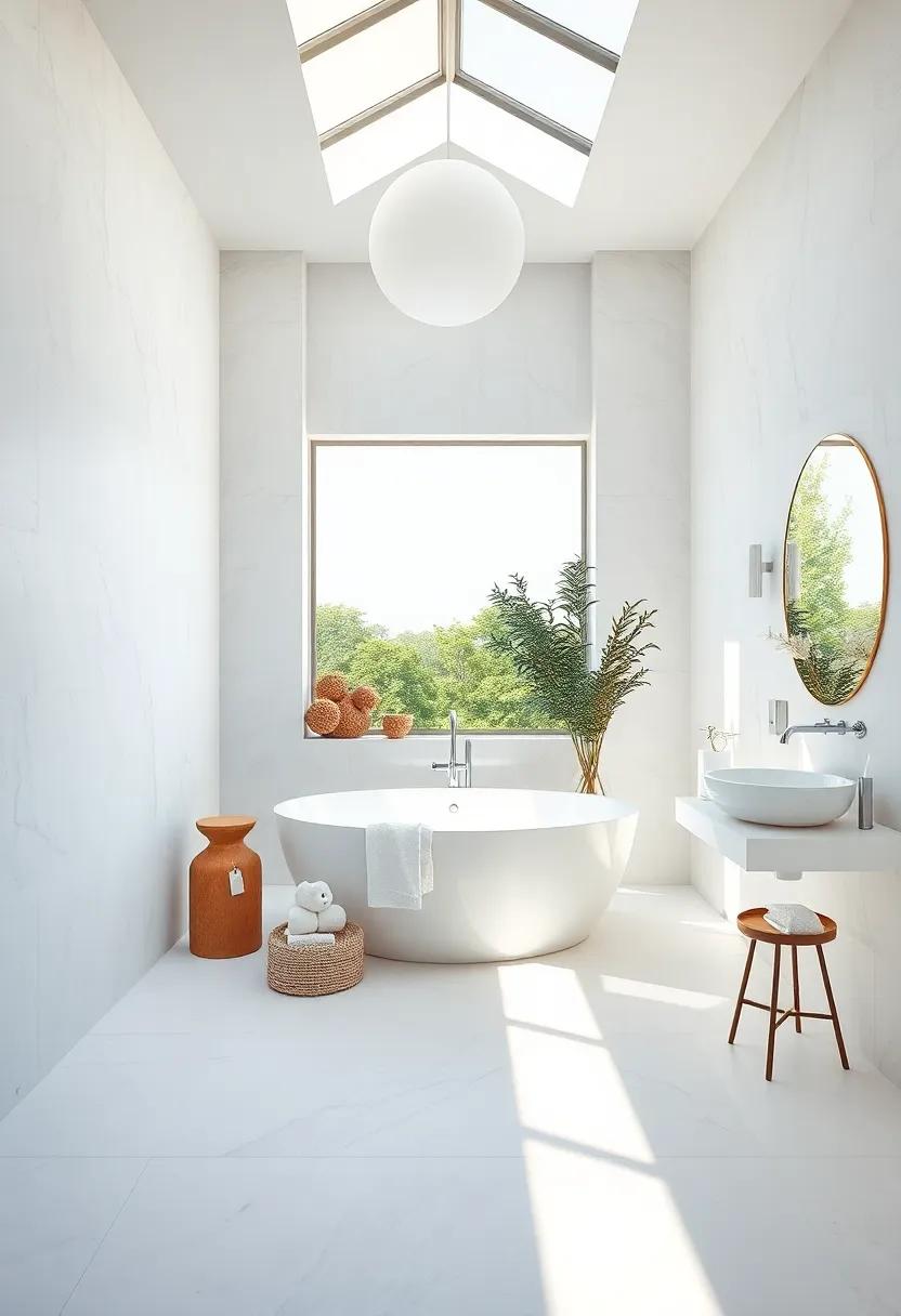 Incorporate Natural Light: use‌ large windows or⁤ skylights to ‍flood the ⁢space with sunlight, enhancing the ‌pure aesthetic of ⁣your ⁢monochrome palette