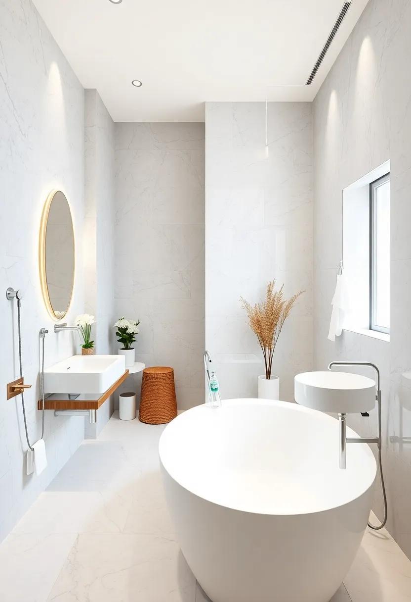 Install Smart Technology:⁣ Use smart mirrors or⁢ automated lighting‌ systems for added⁤ convenience and a touch of modern luxury
