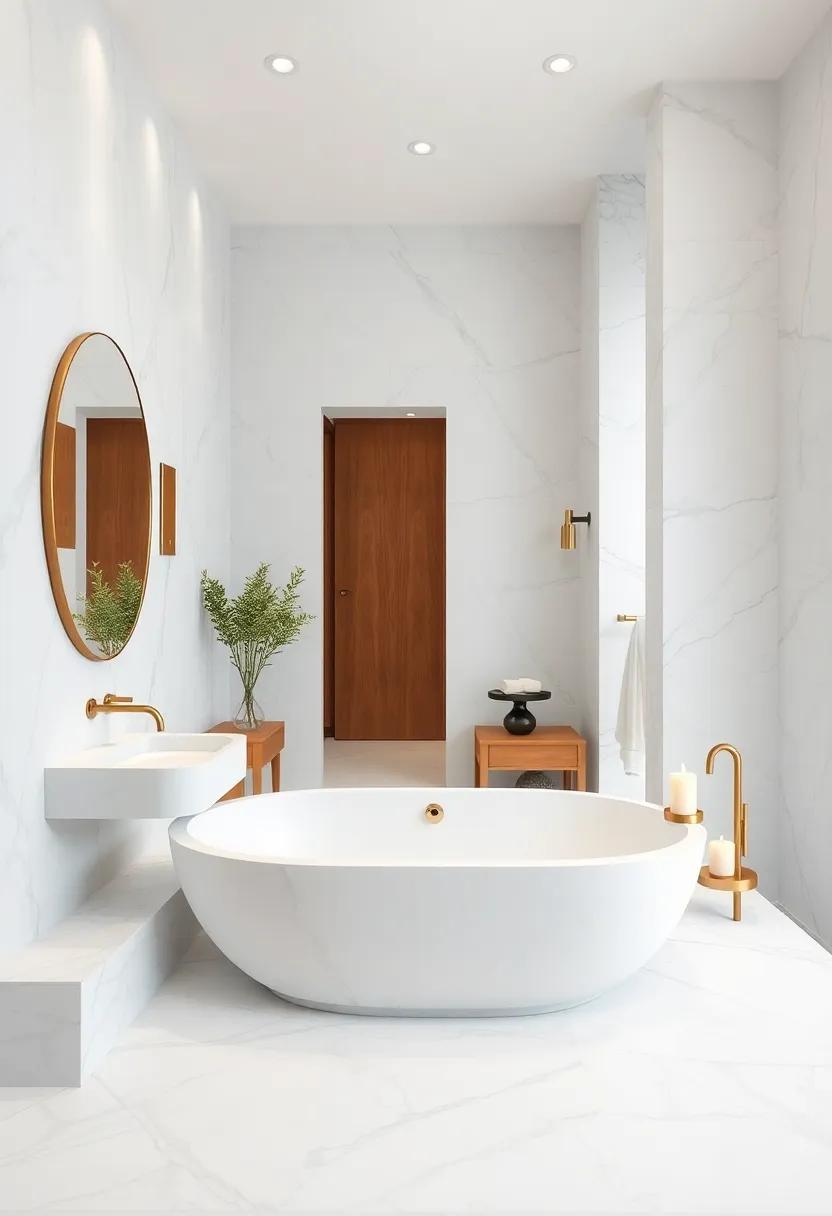 Finish ⁢the look with scented⁢ candles in brass holders,⁣ creating an ambiance ⁣that soothes ‍the ⁢senses⁤ and‍ invites relaxation