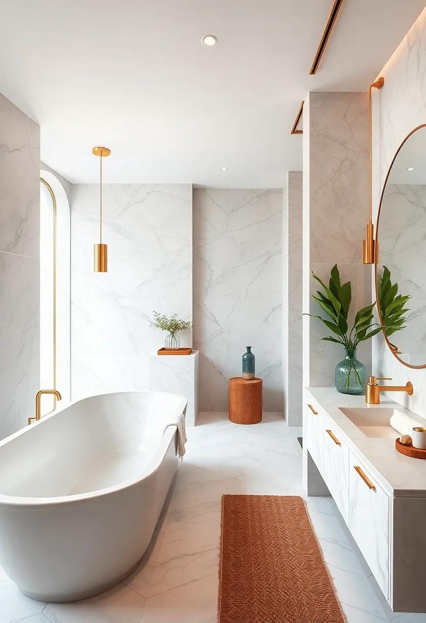 Use ‍a mix of brushed and polished brass finishes ⁢for an⁤ eclectic and ‍layered aesthetic throughout ⁤the space