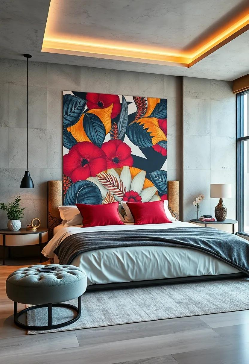 Bold ⁢Graphic Prints: Lively printed headboards ensure your bed is ⁢not just ‌a place ⁢to⁣ sleep but a focal point of artistic expression