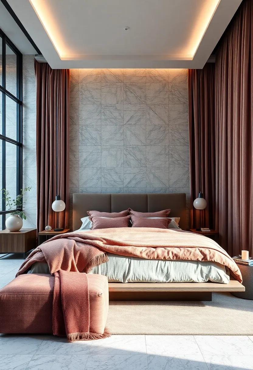 Luxurious ⁣Textiles: ⁤Heavy drapes and sumptuous bedding turn even the simplest bed ⁣design into something lavish ⁣and inviting