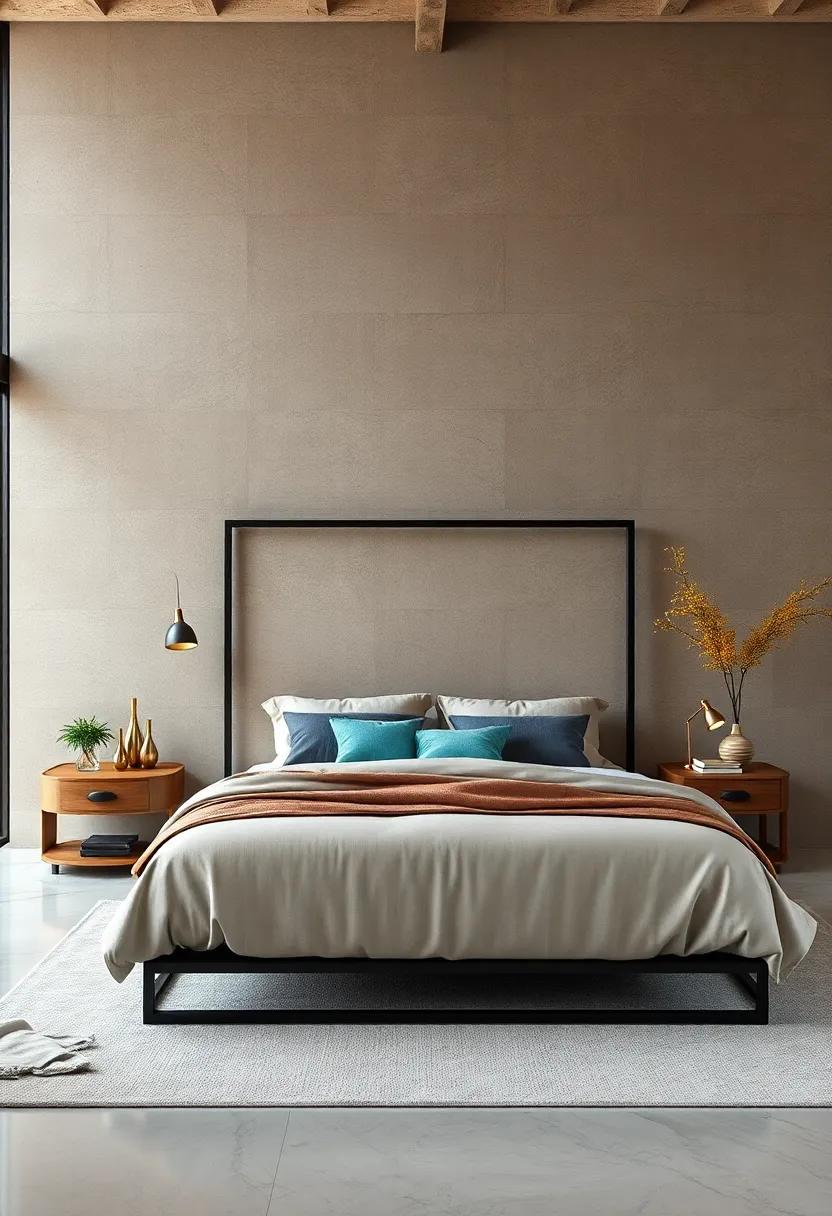 statement‍ Metal Framework: ​Industrial-style‌ metal beds ⁤combine robustness ​with artistry, making an​ impactful centerpiece to a modern room