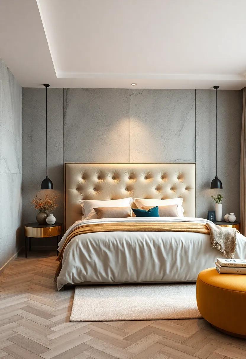 Upholstered Elegance: Luxurious tufted velvet⁤ headboards add a plush element, making‌ bedtime feel like a sophisticated retreat