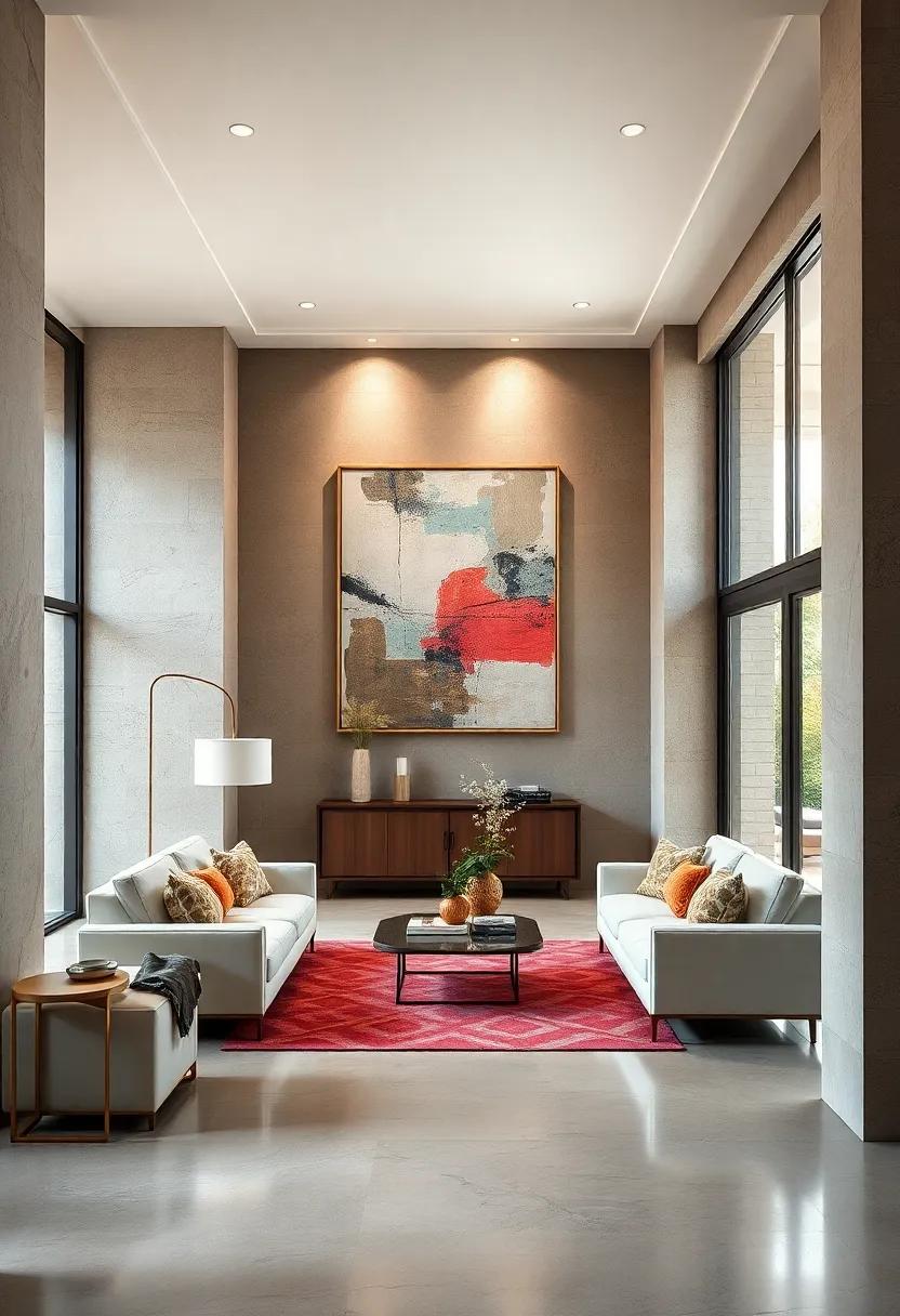 Hang Art at ‌Eye Level: Position ⁣artwork at eye level to ensure ⁤it‌ captures instant attention and appreciation as guests walk in