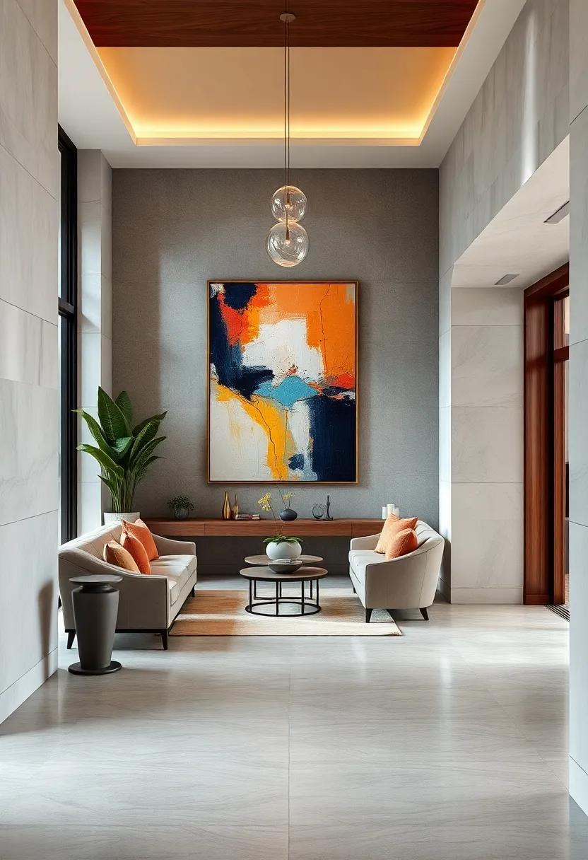 Reflect Your Lifestyle: Let your abstract art collection express your personal taste and lifestyle,creating​ a warm and inviting first impression for guests
