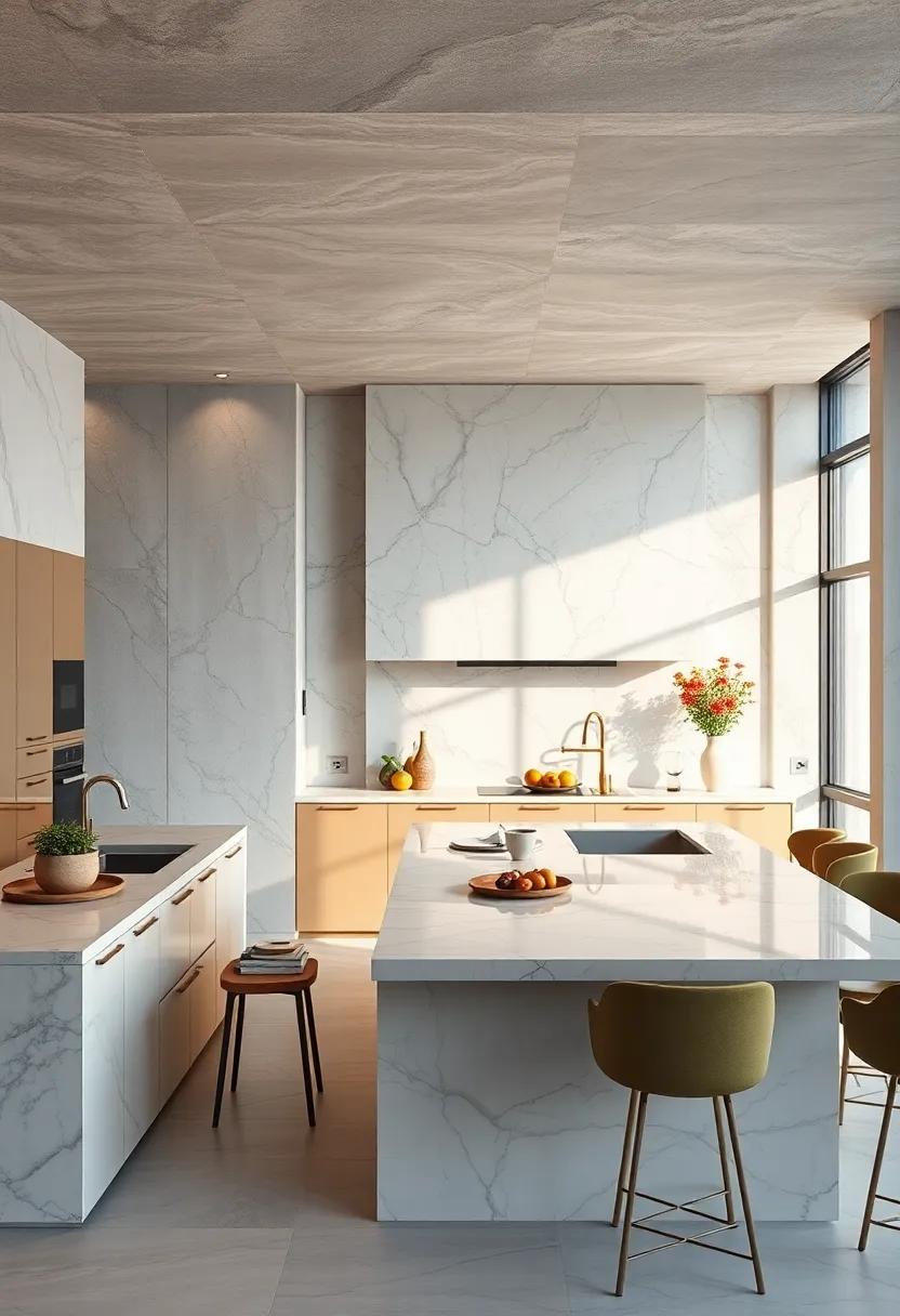 High-End Materials like Quartz and Marble for Timeless ⁣Elegance