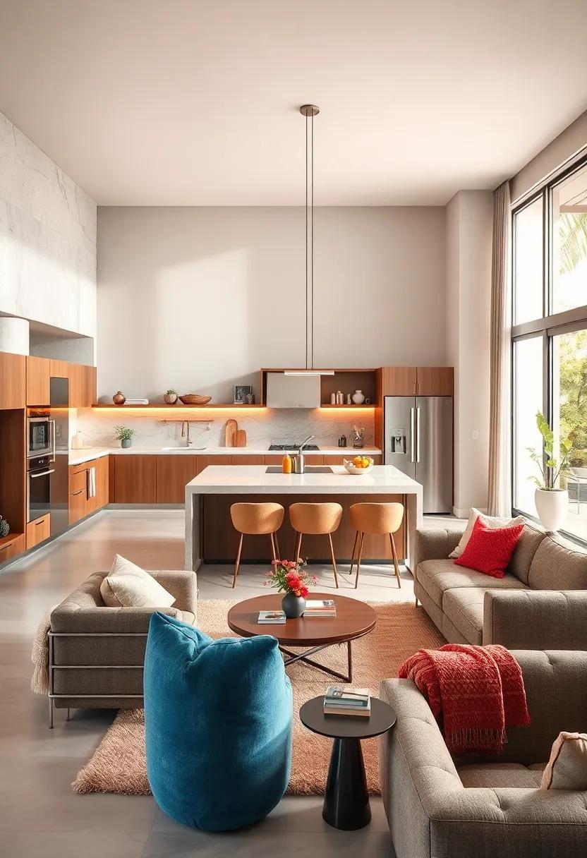 Open-Concept Layouts that Encourage Interaction and Socializing