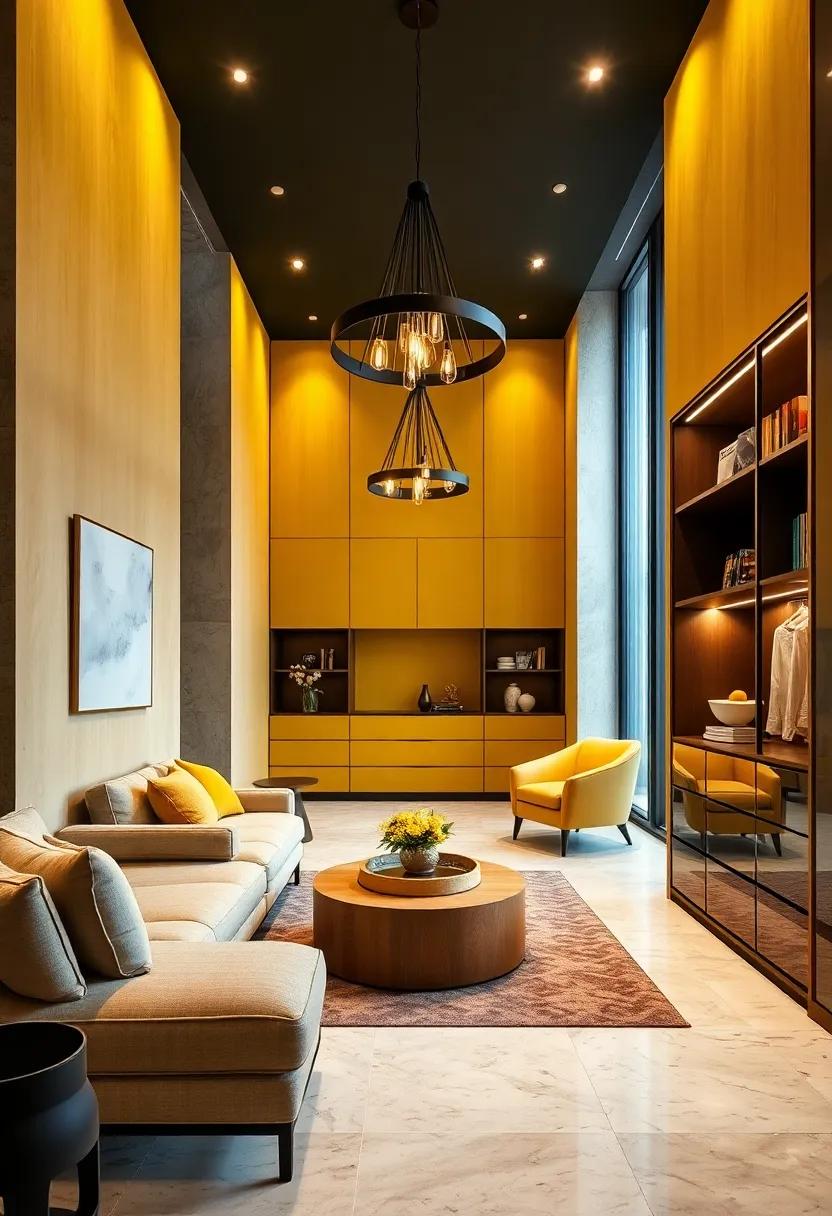 Statement Lighting‍ Fixtures: Use statement chandeliers or​ pendant lights ⁤in bold‍ shapes or colors ⁤to enhance the luxury ⁢vibe