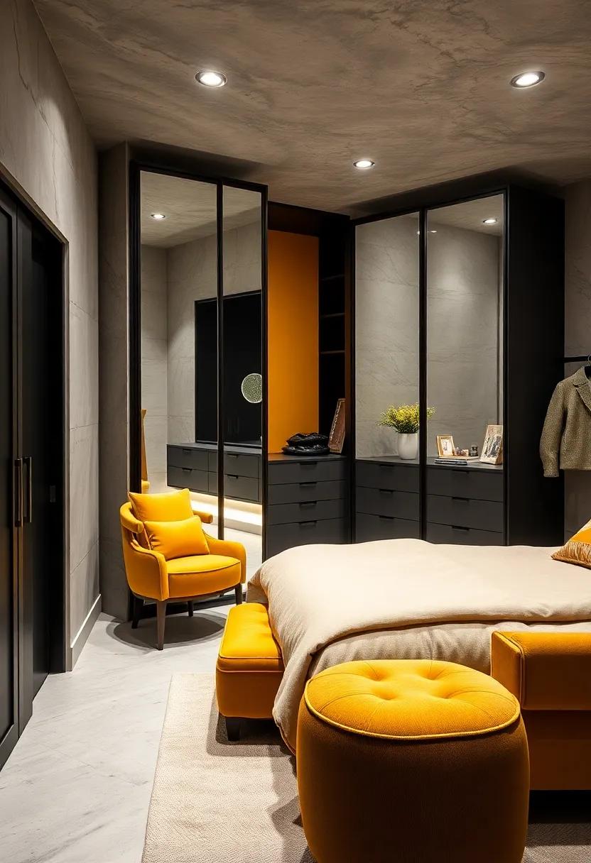 Full-length Mirrors: Install full-length ​mirrors with elegant frames to amplify light and provide a⁢ chic dressing area