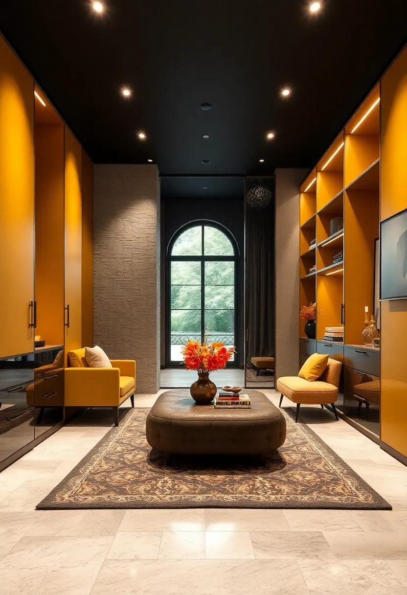 Quality⁣ Flooring: Select high-quality flooring,such as ​plush carpeting or elegant hardwood,that ties⁢ the color scheme together