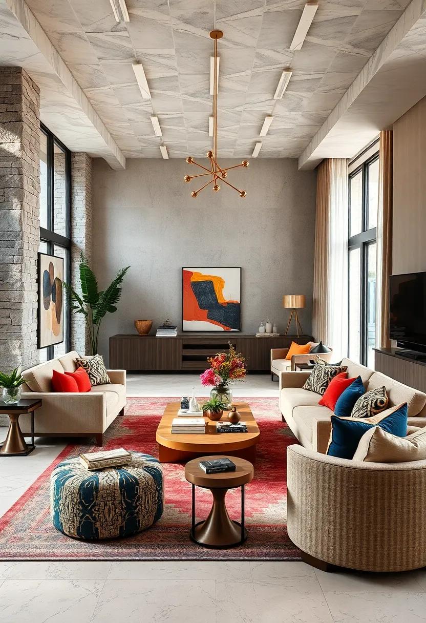 Embracing Bold Patterns: the Heart of Maximalist Eclectic Living room Design