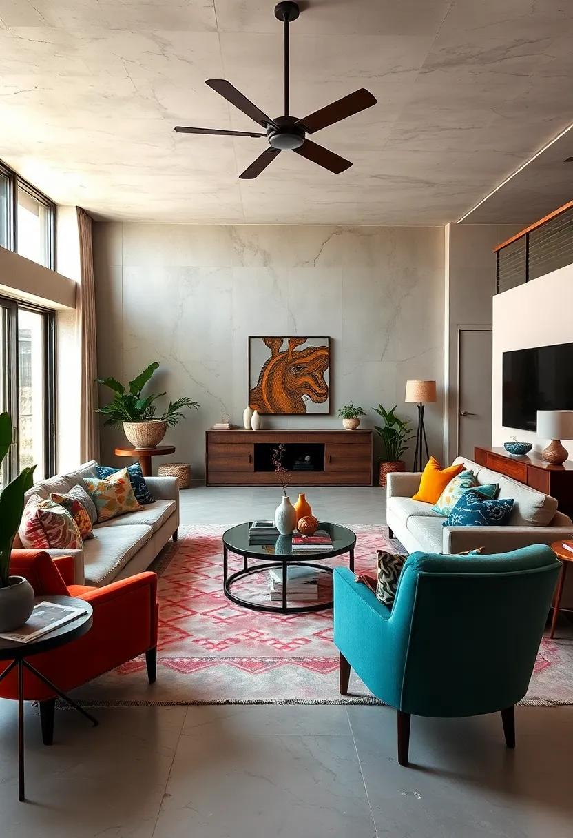 incorporating Statement Pieces: The Heart of Eclectic Living