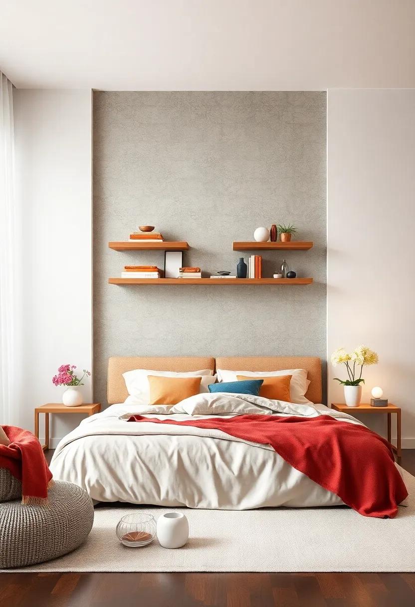 Integrate Floating Shelves: Use clean-lined floating shelves not⁤ just as storage but also as a way to display carefully ⁤chosen decor ⁤items or⁤ books,⁤ adding vertical interest