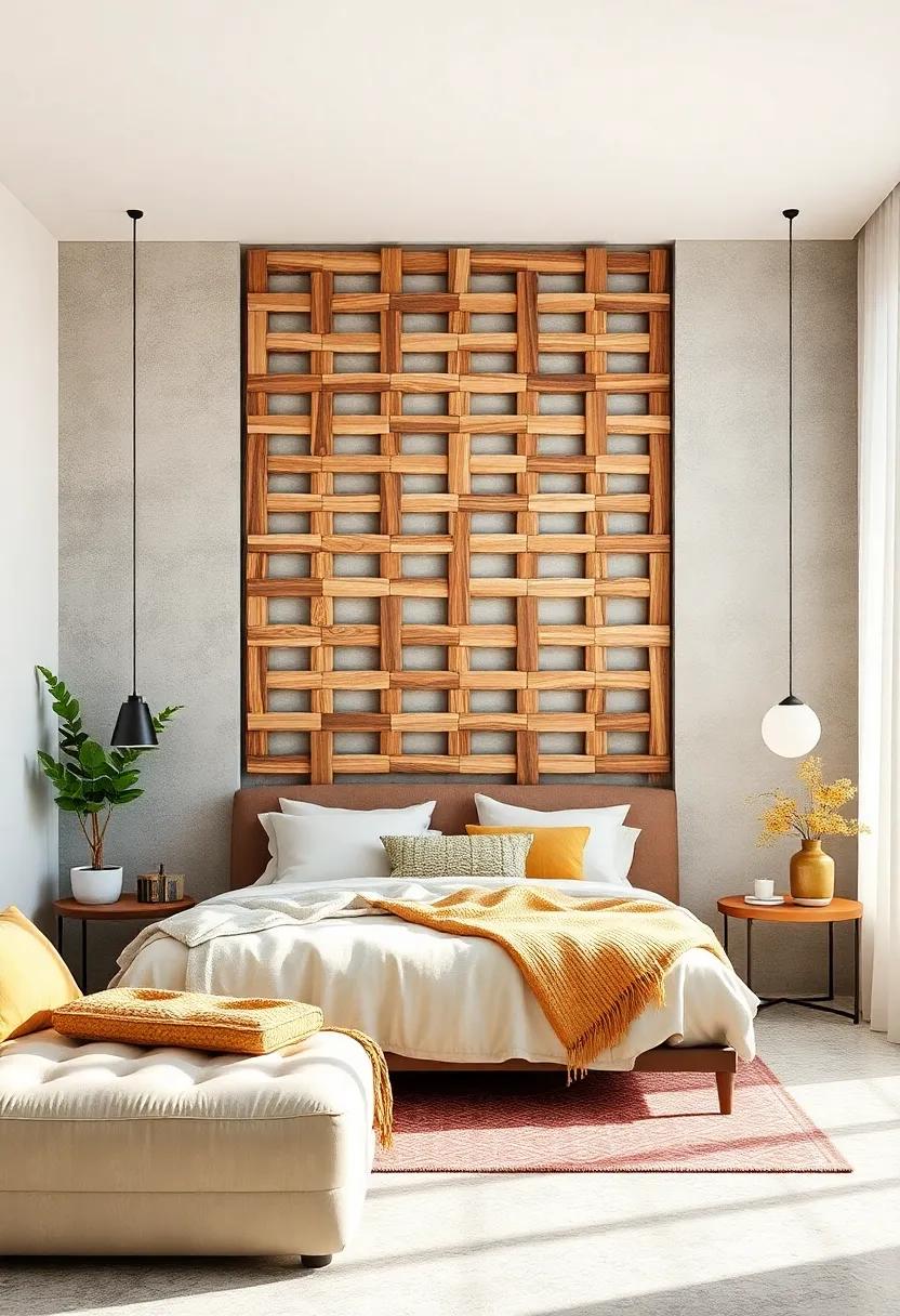Use a Simple⁤ Wood Lattice: Create‌ a ‍grid of wood strips ‌on the wall⁤ for a three-dimensional effect that⁣ adds interest ⁤while still ‍feeling open ​and airy