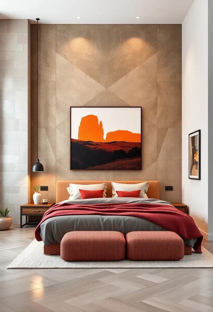 Use a Single​ Bold‍ Artwork as⁤ a Focal Point: ⁤Select one large piece of minimalist ‍art⁣ to draw attention ‍without overwhelming‍ the ⁢senses