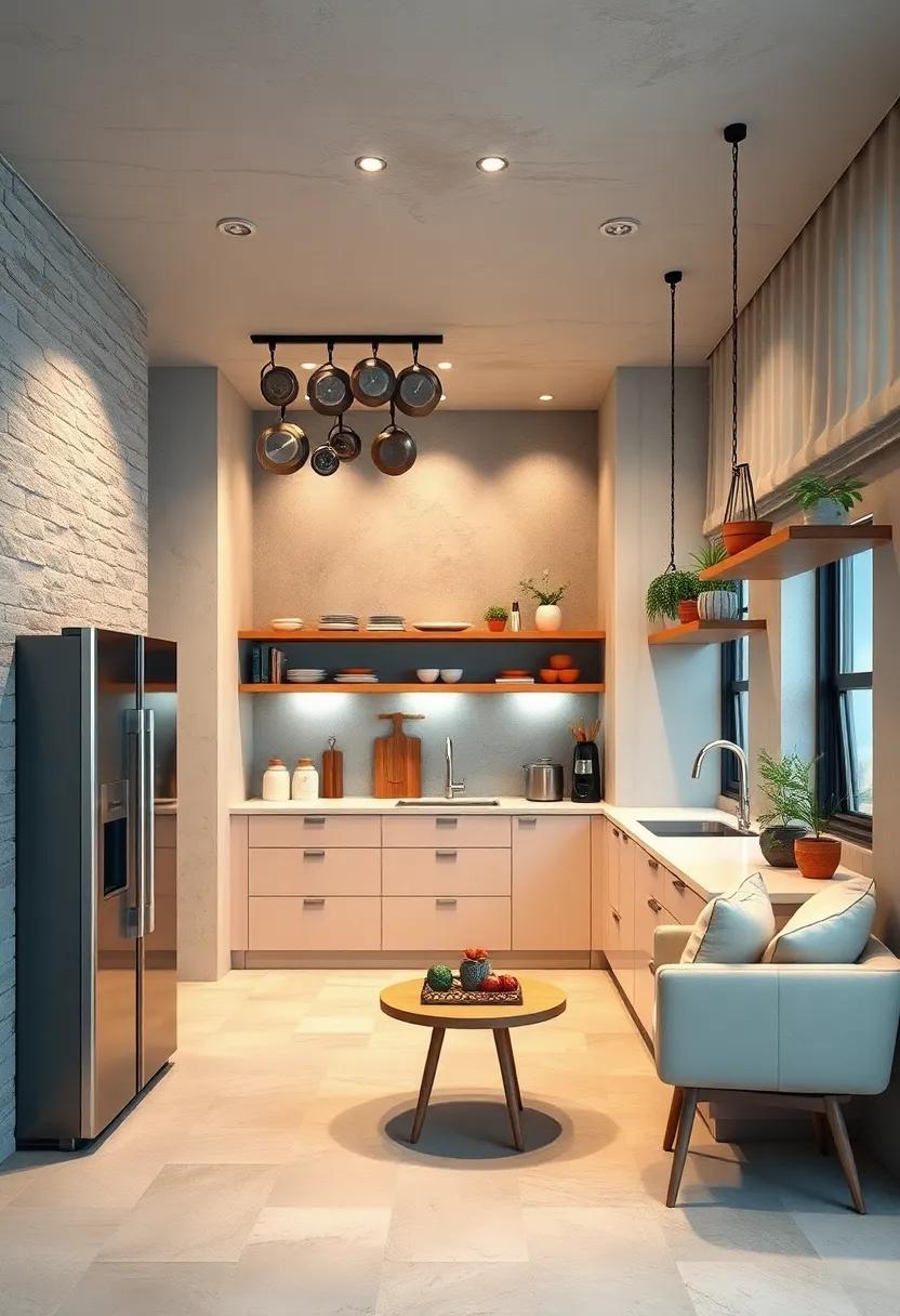 Leverage Ceiling Space‍ with Overhead ‍Pot Racks