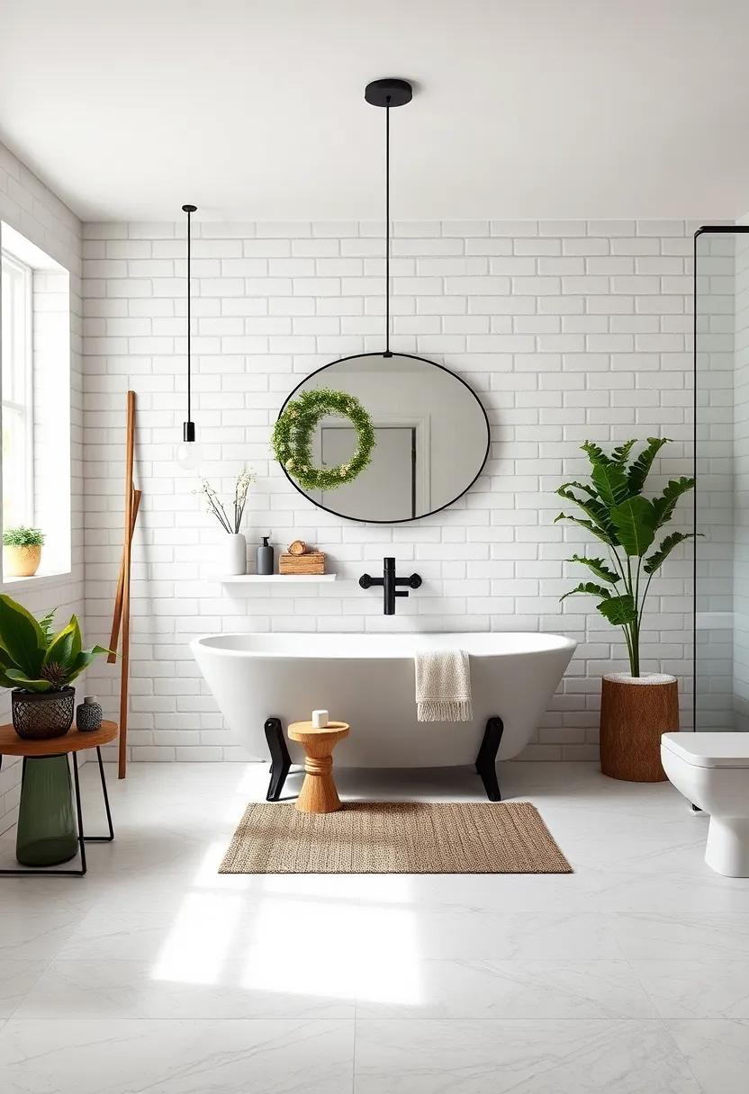 Embrace ‍Simplicity: Discover how a minimalist approach⁣ with white ‍subway tiles can​ create a serene atmosphere in your ⁢modern farmhouse ​bathroom
